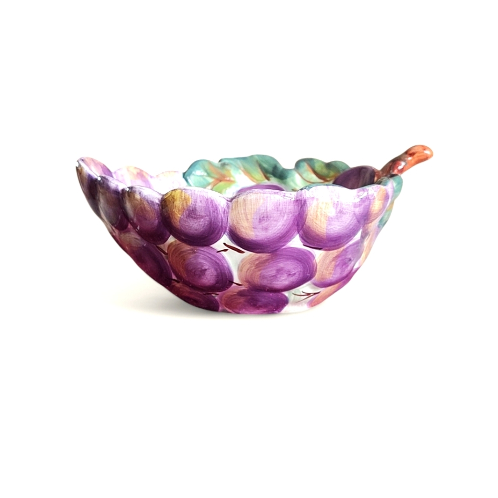 Tabletops Unlimited Ceramica Classica Grape Bowl- NEVER USED - Picture 2 of 4